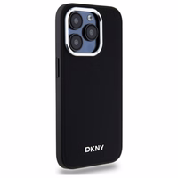 DKNY Vienkāršs logotips magnētiskais iPhone 15 Pro Max viedtālruņa apvalks - melns