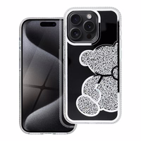 TEDDY BEAR viedtālruņa apvalks IPHONE 13 PRO sudraba