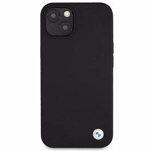BMW Silicone Signature чехол для iPhone 13 - чёрный