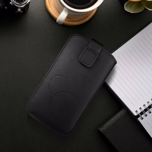 Deko universāls apvalks - Samsung Galaxy S6/S7/A5 2016/A5 2017/J5 2017/Huawei P8 2017/P10 Lite melns