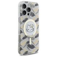 Hello Kitty IML Golden Leaves MagSafe viedtālruņa apvalks iPhone 16 Pro Max - balts
