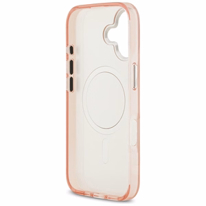 Karl Lagerfeld IML Aquarelle Choupette & Logo magnētiskais viedtālruņa apvalks iPhone 17 - rozā