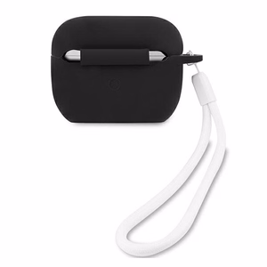 AirPods Pro vāciņš Guess GUACAPLSVSBW melns/balts Silikons Vintage