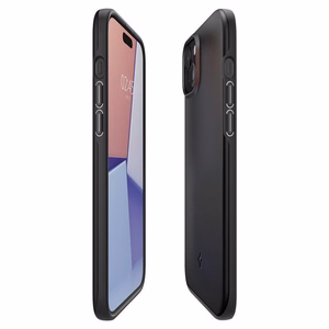 Spigen Thin Fit viedtālruņa apvalks iPhone 15 Plus - melns