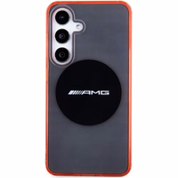 AMG caurspīdīgs divkrāsu MagSafe apvalks Samsung Galaxy S24 - melns