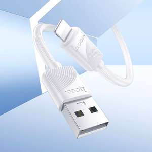 Kabelis USB-A uz Lightning Hoco 2,4A 1 m X114 balts