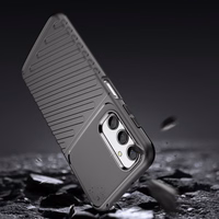 Thunder Case viedtālruņa apvalks Samsung Galaxy A24 4G silikona bruņu apvalks melns