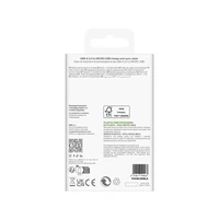 Puro TPE 12W USB-A - microUSB 1m kabelis - melns