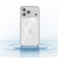 Benks magnētiskais caurspīdīgs viedtālruņa apvalks Iphone 17 Pro Max (ar kameras vadības pogu)