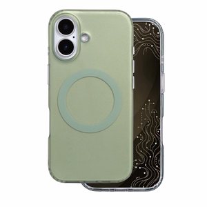 Tecto Shield Mistiq Mag vāciņš iPhone 17 6,3", olīvkrāsas