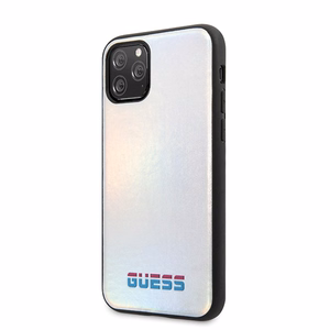 Guess GUHCN58BLD iPhone 11 Pro серебряный/серебряный жёсткий чехол Iridescent