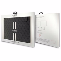 Guess 4G Printed Stripes 14" klēpjdatora apvalks - melns