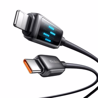 Mcdodo CA-2630 USB-C un Lightning kabelis, 36 W, LED displejs, 1,2 m