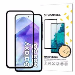 Wozinsky Full Glue 9H rūdītais stikls ar melnu rāmi visam Samsung Galaxy S25 Ultra ekrānam