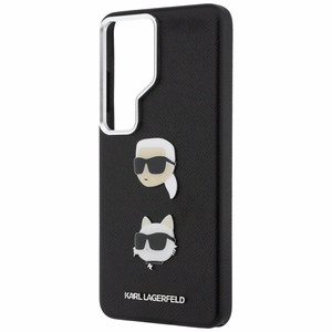 Karl Lagerfeld maciņš Saffiano Double Heads Metal Samsung Galaxy S26 Ultra melns