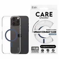 CARE by PanzerGlass Flagmanis viedtālruņa apvalks iPhone 16 Pro Max 6.9" zils/zils Magnētiskais 1368