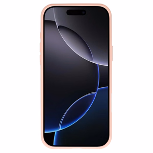 Silikona Lite viedtālruņa apvalks Iphone 16 Pro persiku