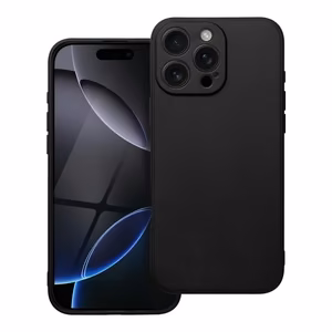 Matēts viedtālruņa apvalks IPHONE 16 Pro Max melns