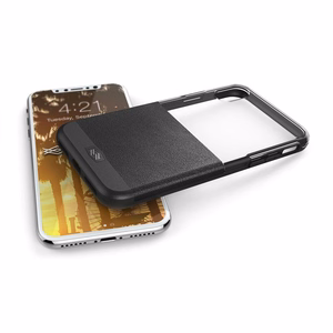 X-Doria Dash Leather vāciņš ierīcei iPhone X, melns