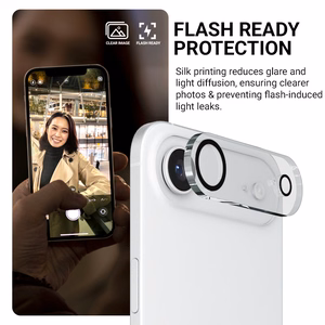 Crong Lens Shield kameras objektīvu stikla aizsargs iPhone 17