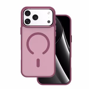 Frozen Mag case for iPhone 17 Pro 6.3" red open ring