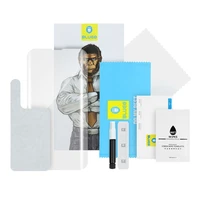 5D Mr. Monkey stikls - Samsung Galaxy S22 Ultra caurspīdīgs (UV stikls)