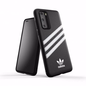 Adidas OR veidots apvalks PU Huawei P40 - melns un balts
