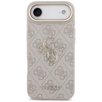 Guess 4G Charms Collection Magnētiskais viedtālruņa apvalks iPhone 17 Pro - brūns