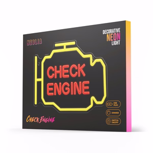 Neon PLEXI LED CHECK ENGINE dzeltens sarkans NNE21 Neolia
