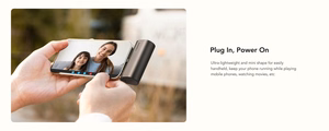Внешний аккумулятор Veger PlugOn (W0556P) PD QC3.0 3A 20W 5000 mAh со встроенным коннектором Lightning чёрный