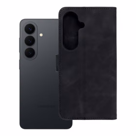 TENDER grāmatas veida viedtālruņa apvalks SAMSUNG S26 melns