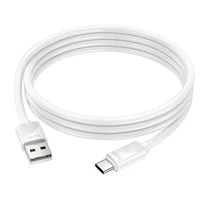 Kabelis USB-A uz USB-C Hoco 3A 1 m X114 balts