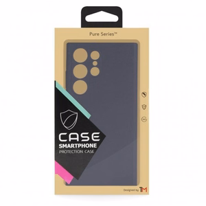 Telefona maciņš TM Pure Silicone piemērots Samsung S916 S23 Plus / Charcoal Gray / (Blister)