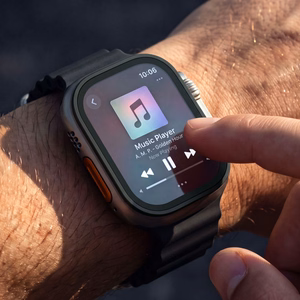Tech-Protect rūdīts stikls 2 gab. Apple Watch Ultra 49mm melns