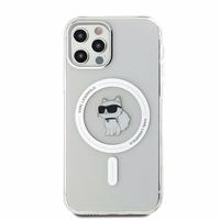 Karl Lagerfeld IML Choupette MagSafe apvalks iPhone 12 / 12 Pro - caurspīdīgs