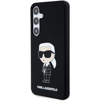 Karl Lagerfeld silikona Ikonik viedtālruņa apvalks Samsung Galaxy S24+ - melns