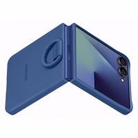Samsung viedtālruņa apvalks ar gredzenu Samsung Galaxy Z Flip7 - zils
