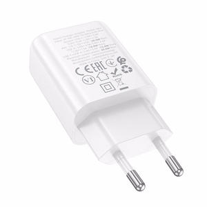 Lādētājs Hoco N63 30W GaN USB-C/USB-A, balts