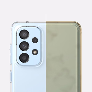 Ringke Fusion TPU viedtālruņa apvalks ar rāmi Samsung Galaxy A73 caurspīdīgs