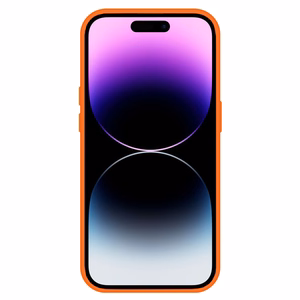 TEL PROTECT magnētiskais silikona viedtālruņa apvalks Iphone 14 oranžs