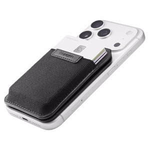 Spigen Slim Fold S314-4 MagSafe magnētiskais karšu maciņš tālrunim – melns