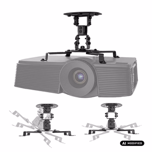 Maclean MC-200 B griestu stiprinājums projektoram, 54–320 mm, līdz 13,5 kg, 360° rotācija
