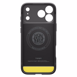 Spigen Rugged Armor MagSafe maciņš iPhone 17 Pro Max / 18 Pro Max, matēti melns