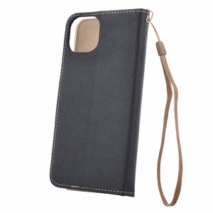 Smart Fancy apvalks iPhone 16 6,1" melns-zelts