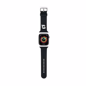 Karl Lagerfeld 3D резиновый ремешок Karl Head Apple Watch 38/40/41mm - черный