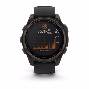 Viedpulkstenis Garmin Fenix 8 Sapphire Solar melns/pelēks