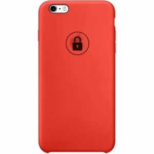 Silikona maciņš iPhone 6 Plus (iPhone 6S Plus) / sarkans / ar iepakojumu