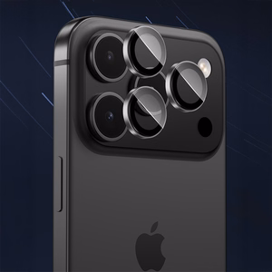 Закалённое стекло Benks DR Sapphire Lens Protector на камеру для iPhone 17 Pro/17 Pro Max (линз 3 штуки) чёрное