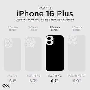 Case-Mate Tough D3O caurspīdīgs vāciņš ar MagSafe iPhone 16 Plus tālrunim