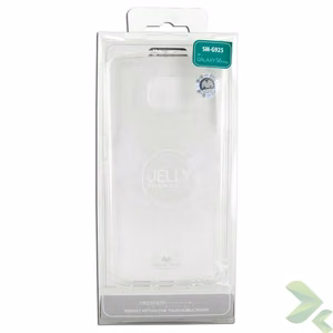 Mercury Transparent Jelly vāciņš ierīcei Samsung Galaxy S6 Edge, caurspīdīgs